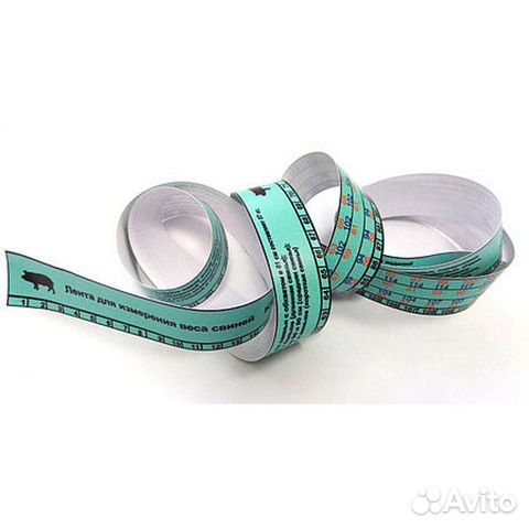 Мерная лента для измерения веса свиньи