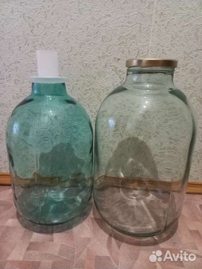 Бутыли стеклянные 20 литров