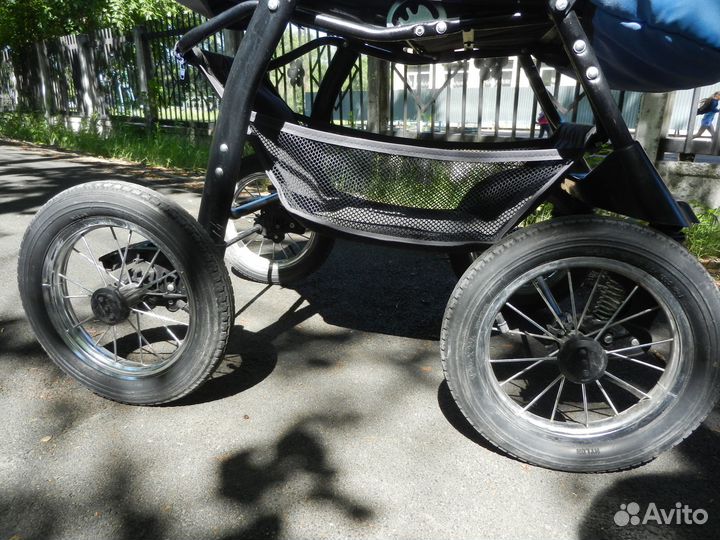 Коляска 2 в 1 зима-лето,Надувные,6 мес б/у всего