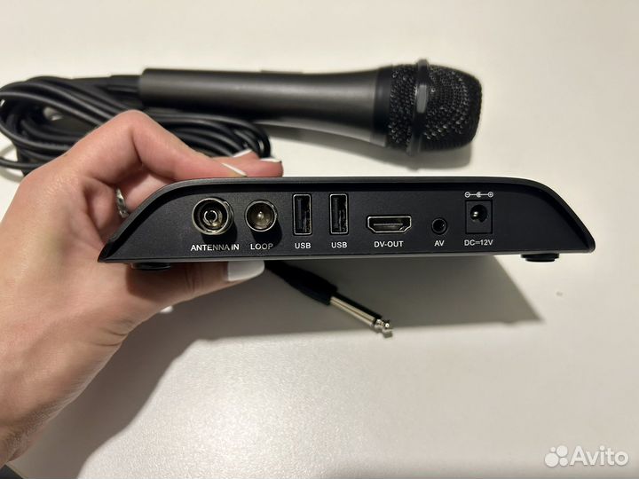 Тв-тюнер с микрофоном караоке
