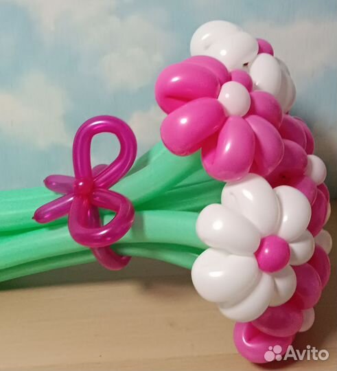Цветы из шаров