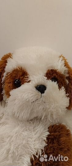 Собачка плюшевая