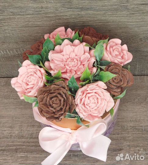 Шоколадные цветы букет