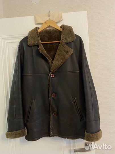 Дубленка натуральная мужская 46 48 размер