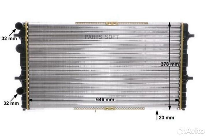 Mahle CR463000S Радиатор
