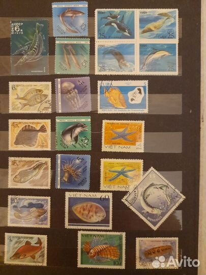 Почтовые марки фауна,флора