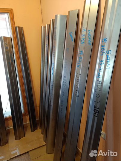 Пороги на Hyundai getz