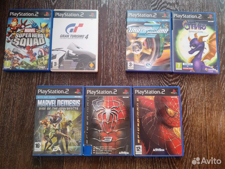 Лицензионные игры ps2