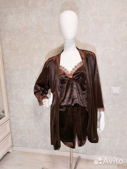 Пижама женская тройка