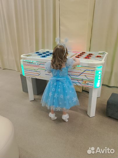 Платье снежинки