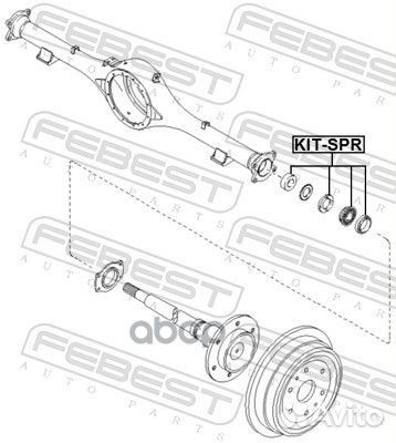 Подшипник полуоси зад прав/лев KIA sportage