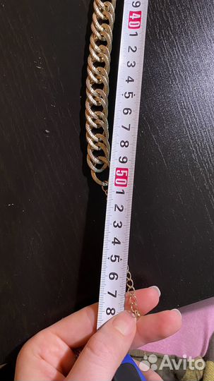 Цепь позолоченная