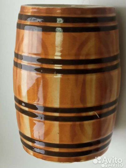 Подсвечник, ваза, бочонок СССР