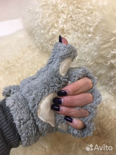 Перчатки митенки