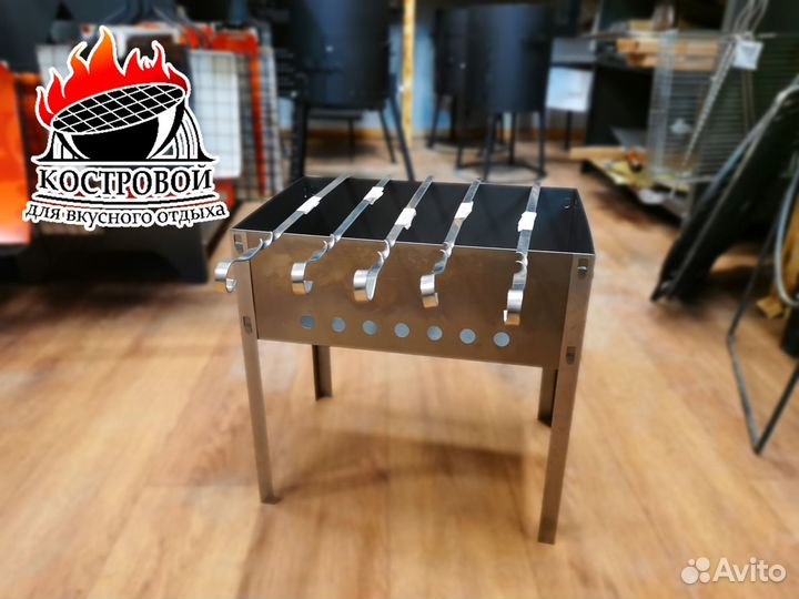 Набор: Разборный Мангал с шампурами