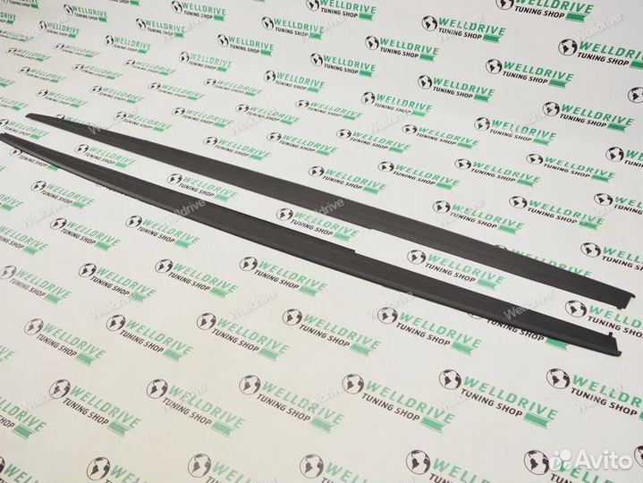 Лезвия под пороги X4 F26 без М пакета матовые