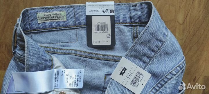 Levi's 501 Premium оригинал W36 Canyon Moon Лето