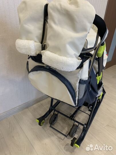 Детские санки коляска nika