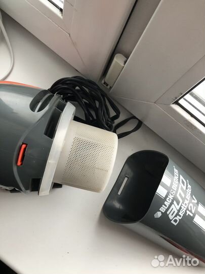 Пылесос автомобильный black+decker ACV1205