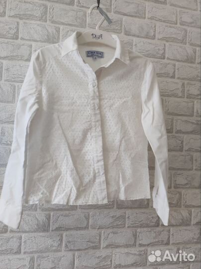 Блузки школьные 122-128-134