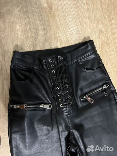 Кожаные брюки amour