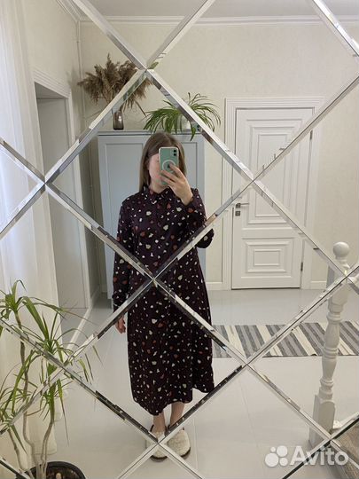 Платье вечернее с принтом