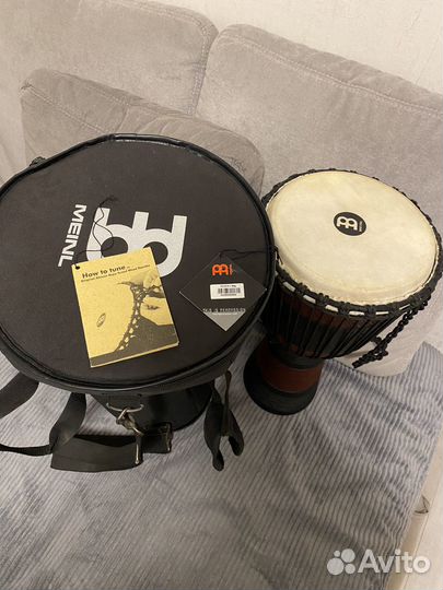 Джембе с чехлом Meinl ADJ3-M + Bag