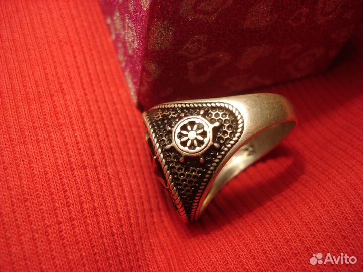 Перстeнь Морской Корабельный Роза Ветров Англия