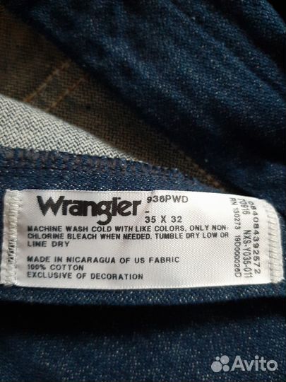 Джинсы Wrangler 936 PWD W35 L32