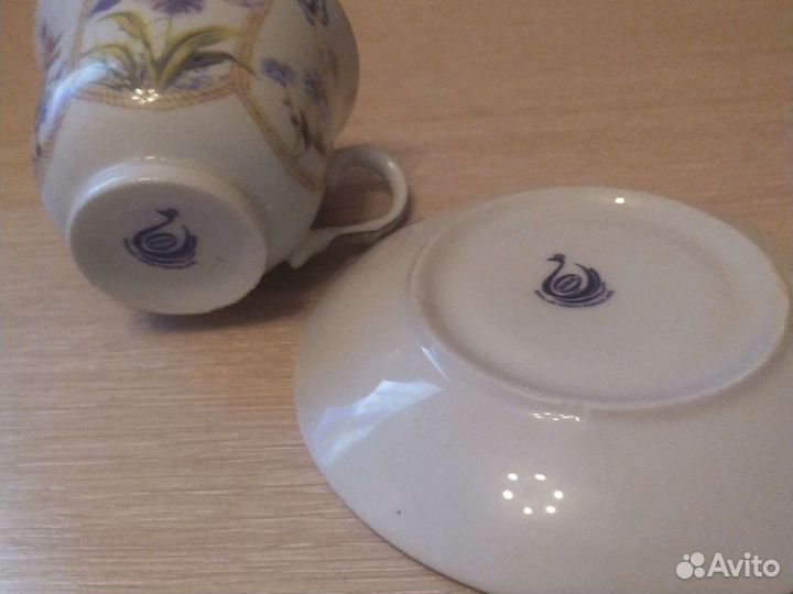 Кофейно - чайный набор чешский фарфор Богемия