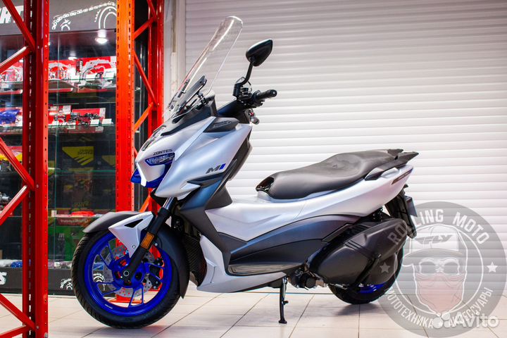 Макси-скутер Zontes ZT350-M white-blue новый