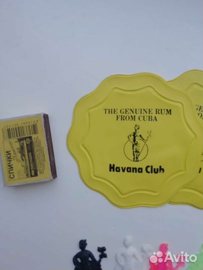 Подставки для бокалов + вилочки для коктейлей