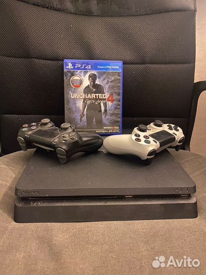 Игровая приставка ps4 с дискам uncharted