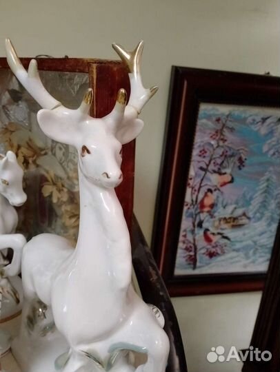 Фарфоровые статуэтки со сколами