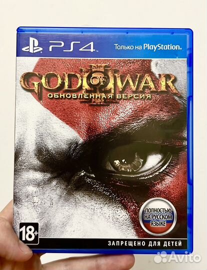 Игра God of war Remastered PS4 Диск
