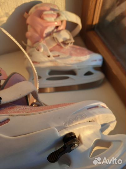 Коньки для девочки раздвижные 30-33