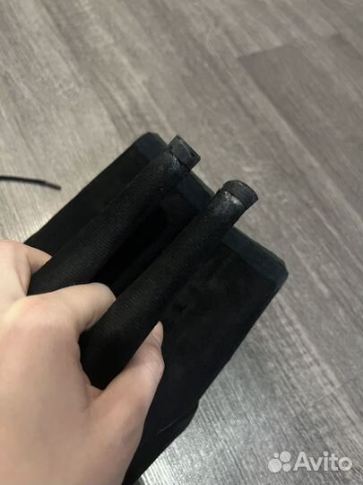 Стрипы ботильоны тройки