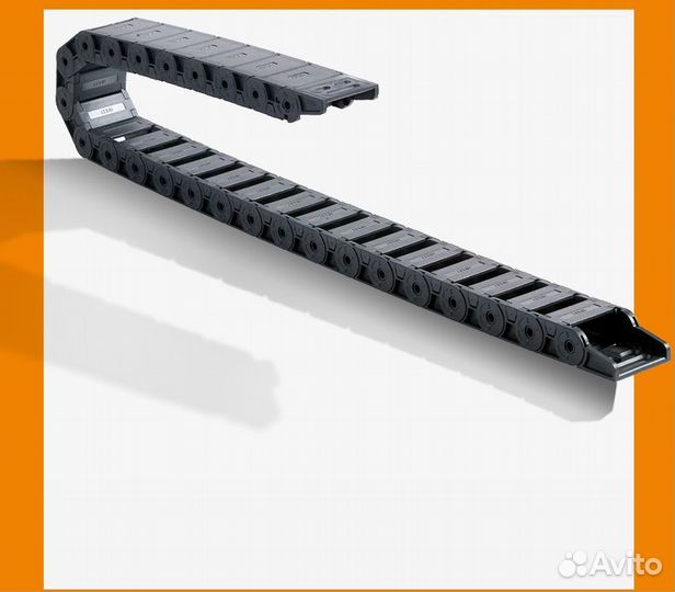 Гибкий пластиковый кабель-канал AK18BF01 (полузак