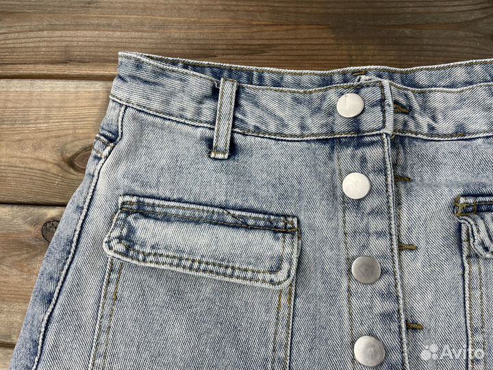 Юбка шорты джинсовые