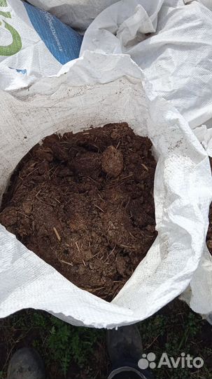 Навоз в мешках