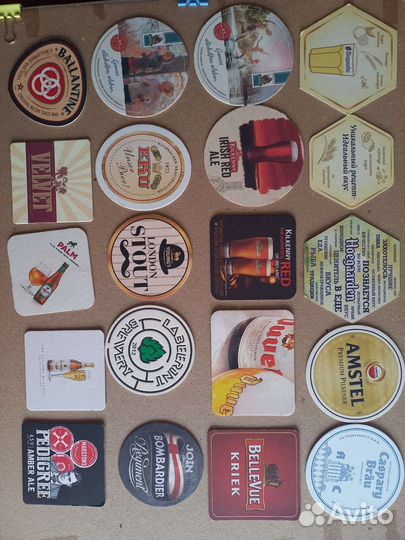 Бирдекели подставки для пива под пиво 91 шт