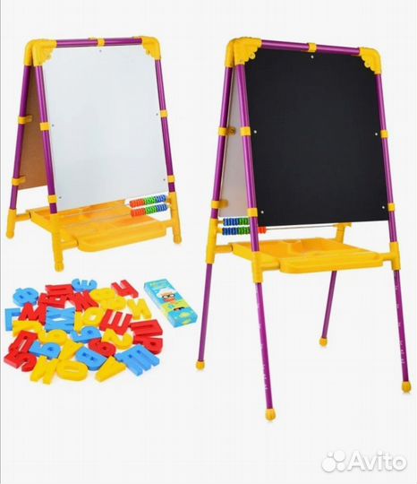 Мольберт детский двухсторонний