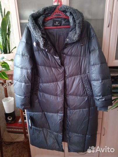 Пуховик пальто зимнее 54-56