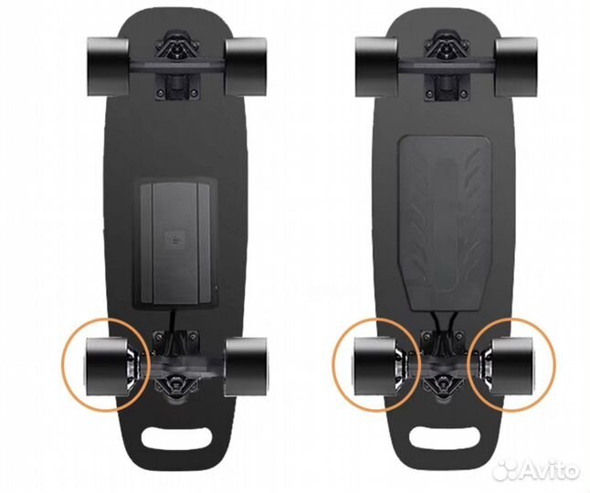 Электроскейт 45 км/ч 1200W Электроскейтборд