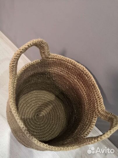 Корзина для белья игрушек новая ручная работа