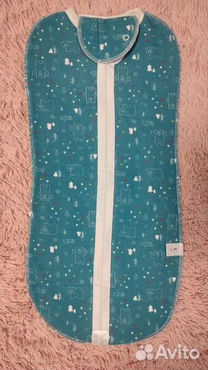 Пеленка кокон тёплый 56 размер
