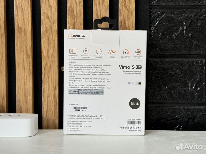 Микрофон comica Vimo S для iPhone, android