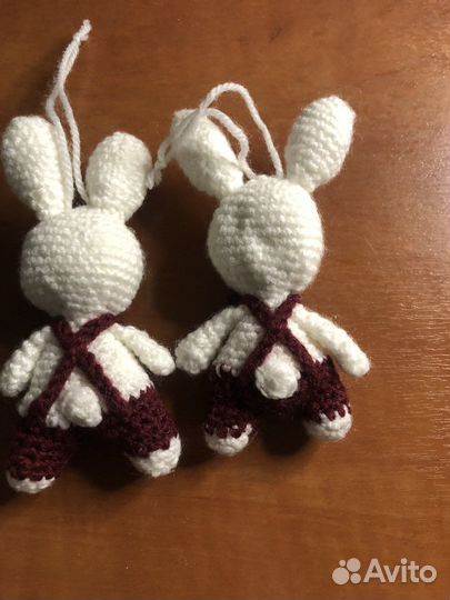 Вязаный зайка