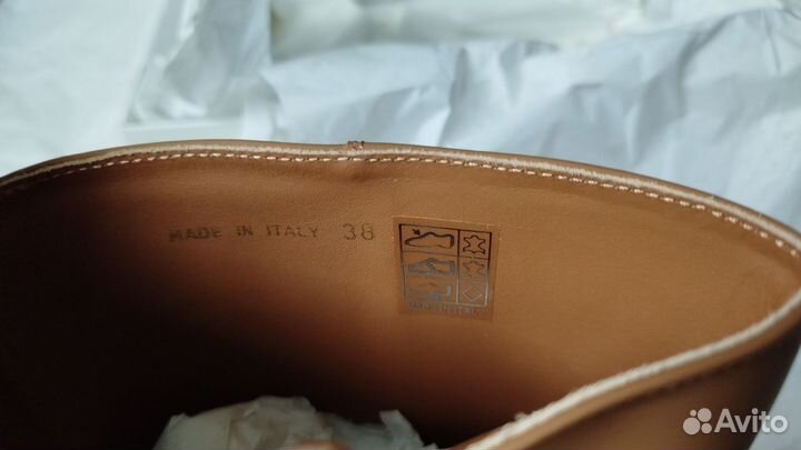 Ботинки кожаные Giaborghini