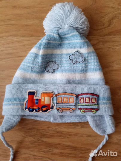 Комплект- шапка и шарф на мальчика